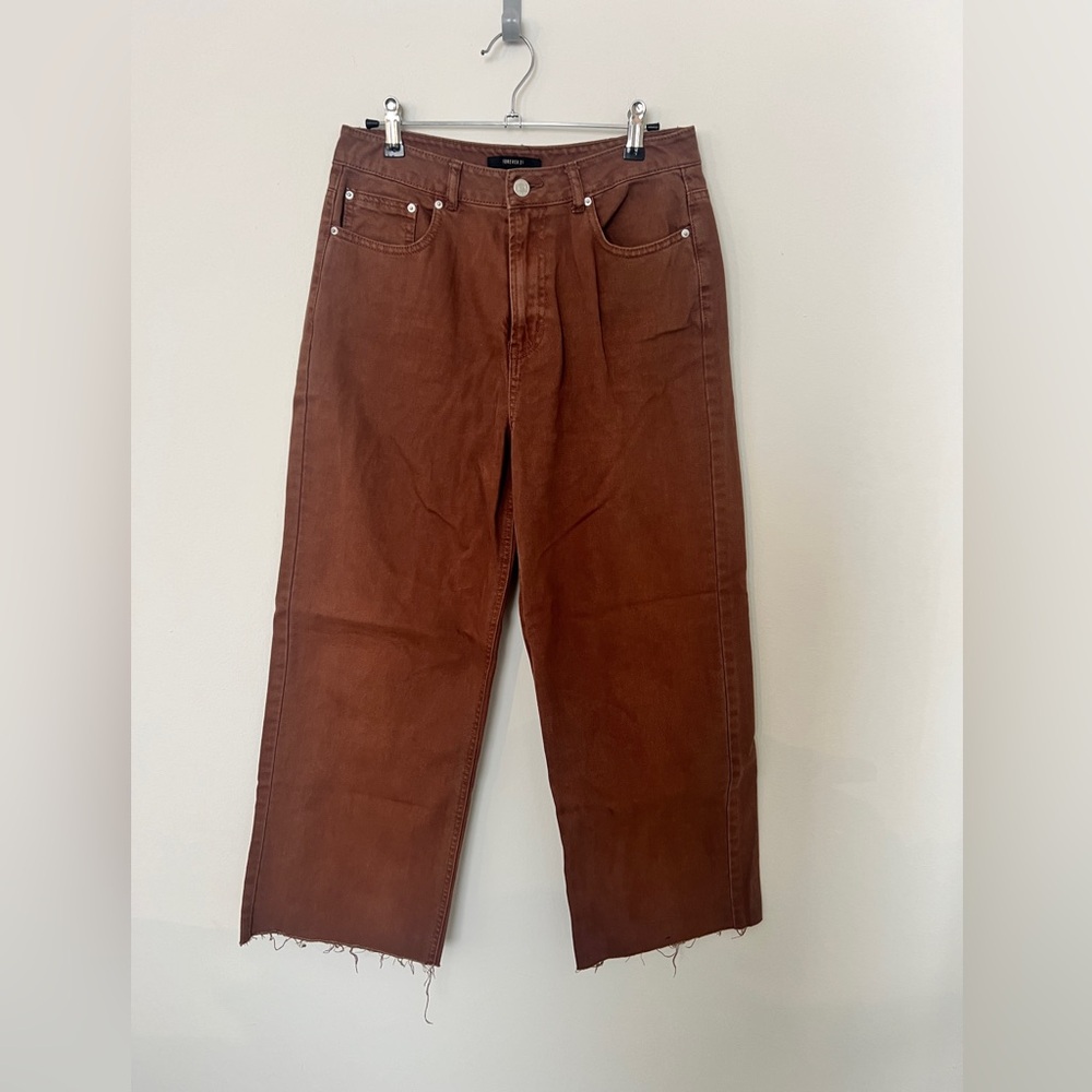 Forever 21 wide leg baggy jeans